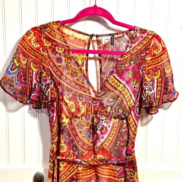 Akemi and Kin Anthropologie Boho Maxi Dress Size 2 - Picture 4 of 9